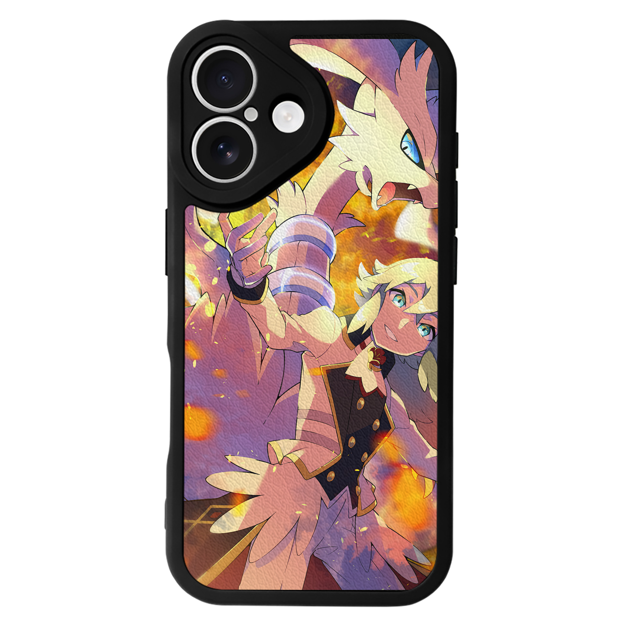（画像用） ポケットモンスター Pokémon 【iPhone 16シリーズ対応】シリコンスマホケース（レザー調） 材質：シリコン